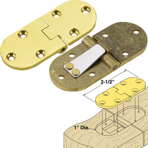 Platte River 872287, Hardware, Hinges, Specialty, Solid Brass Butler's Hinge 2-1/2