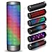 ELEGIANT LED Speaker, Portable Wireless LED Speakers 2x8W 6 Hours Playtime Stereo Hi-Fi Enhanced Bass Built-in Mic Handsfree for ipad iphone 7 6s 6 Plus Samsung Galaxy S8 ios android Smartphone