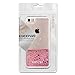 ESeekGo Case Compatible with iPhone 7 / iPhone 8, Floating Liquid Case Compatible with iPhone 7 Soft Cover TPU Bumper 3D Bling Case (Rose Gold)
