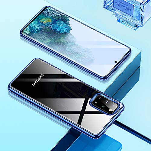 Torras Crystal Clear S Plus Case Galaxy S Plus Case Ultra Thin Slim Soft Shockproof Cover Compatible For Samsung Galaxy S Plus Case Glossy Blue Pricepulse