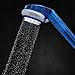 Shower Head - Universal Handheld Water Filter Shower Head with Replaceable 3-Stage Filter Cartridge To Remove Chlorine, Fluoride & Metals- Top Shower Water Purifier + BONUS: 1 Shower Filter (Blue)