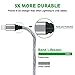 Everdigi iPhone Charger 3Pack 6FT Nylon Braided 8Pin Lightning to USB Sync & Charging Cable Cord Compatible with iPhone 7 7+ 6s 6+ 5s 5c 5 SE, iPad Pro, Air 2, iPad mini 4 3 2, iPod Nano/Touch (Grey)