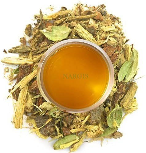 Nargis Ayurvedic Relaxing Vata Tea,Organic Pure Herbal Loose Tea Leaves 100% Natural Detox Tea, Healing, Energizing & Refreshing, ( Makes 50 cups) Delicious and Healthy Beverage