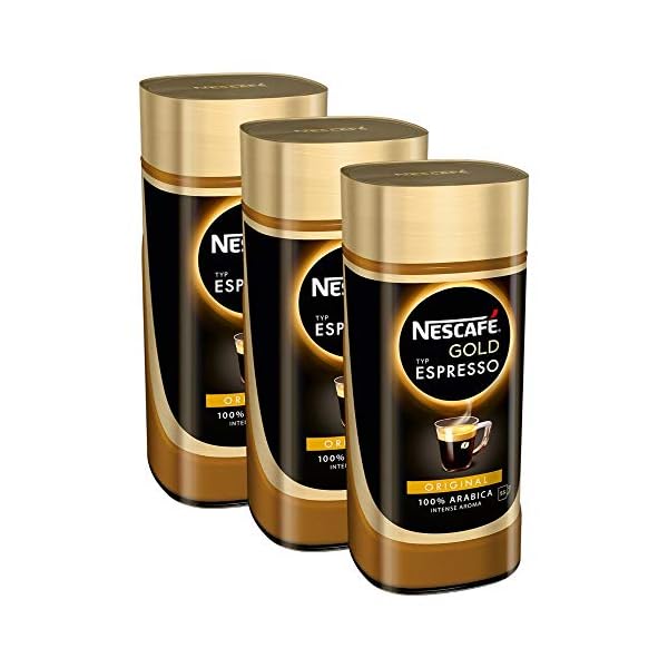 NESCAFÉ Gold Typ ESPRESSO, hochwertiger Instant Espresso mit 100% feinen Arabica Kaffeebohnen, koffeinhaltig, mit…