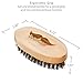 Beard Brush and Comb, A Set of Beard Grooming Care Kit of Bristle Beard Brush and Natural Wood Beard/Hair Combs for Blam or Oil, Best Mostache Accessories Gift for Beard Men
