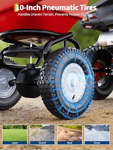 Heavy Duty 130 lbs Tow-Behind Broadcast Spreader photo 10