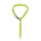 tenghong2021 Neon Resin Chunky Hip Hop Jeans Chain