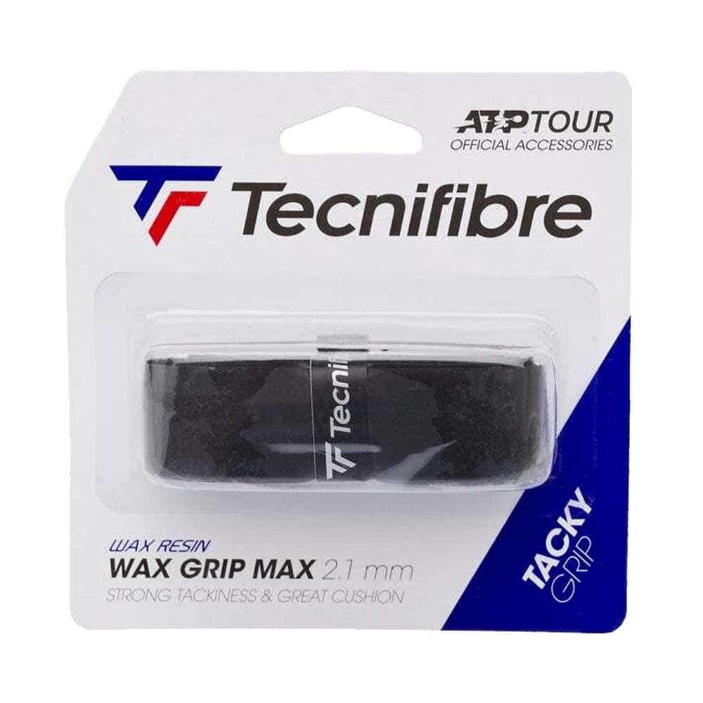 Tecnifibre Wax Max Tennis Grip Black (Pack of 1)