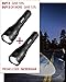 Tac9er Rechargeable Tactical Flashlight CREE XM-L2 U3 LED Super Bright 900 Lumen Light Torch 18650 Battery & USB Cable, 5 Mode Lighting for Personal Protection, Emergency, Roadside Kit, Backpacking