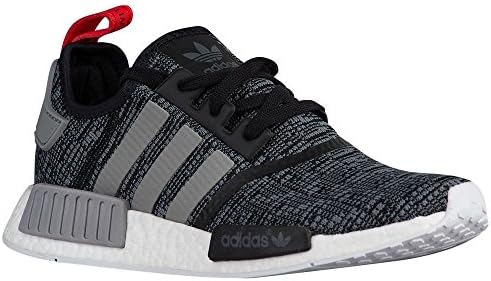 adidas NMD_R1 Men's Running Shoes Core Black/Vibrant Red/Running White bb2884 (7.5 D(M) US)