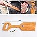 ASHLEYRIVER Wooden Grill Scraper Natural Wood BBQ Grill Cleaner Barbecue Grill Brush Non-bristles Safer Than Wire Brush Woody Safe Scrape Barbecue Griddle Cleaning Tool-16 Inch
