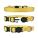 Puppy Collars for Litter,Puppy Collars for Small Puppies Soft Nylon Safety Whelping Litter Collar for Newborn Pets with Record Keeping Charts 12pcs(S)