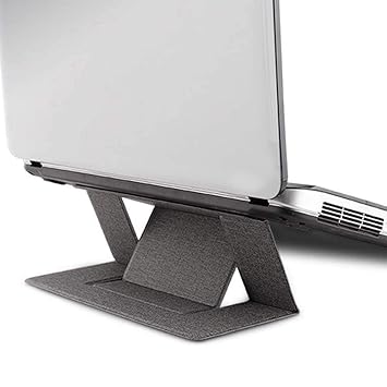 STRIFF Laptop Stand, Invisible Lightweight Computer Stand, Portable Foldable Holder Fit for MacBook, Air,Pro,Ipad,Notebook and Tablet(Gray)