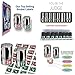 Circuit Breaker ID Tags plus Bonus Chrome Socket Labels for tool organizing, great for Home Owners, Apartments & Electricians, Decals fit all Breaker Panels & Switches, applies directly to the breaker