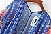 Perman Women Boho Printed Chiffon Shawl Long Kimono Cardigan Cover up Blouse