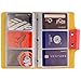 Nicely Neat Credit Card Holder Leatherette Business Card / Credit Card Organizer Book (Rose Red) - Holds Up to 188 Cards (96 Cells) - Top Grade Faux Leather - 32 Pages - Stylish