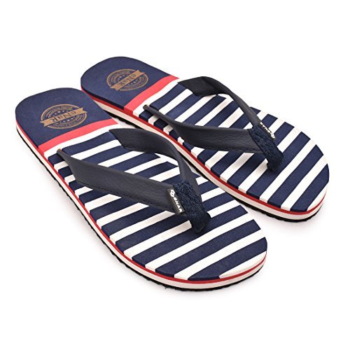 enar women's navy color thong-style slippers/flip flops