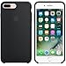 Apple Silicone Case for iPhone 7 Plus - Black