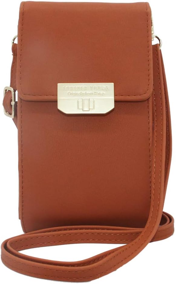 Endaycon Bolsos Cruzados Para Mujer, Cartera Cruzada Para Teléfono Celular Con Ranuras Para Tarjetas, Cartera De Hombro Moderna Con Monedero