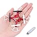 Syma X12S-G Micro Nano Drone Mini Quadcopter with Controller and Prop Guards RTF Easy for Beginners Red
