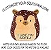 Squishmallow Customized Original Kellytoy Hans The Hedgehog 8
