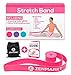 Stretch Bands for Dancers and Gymnasts - Exercise Bands for Dance, Ballet, Gymnastics, Cheerleading, Pilates Training Stretching Band Dance Stretch Bands for Flexibility Ballet Barre E-Book (Pink2)