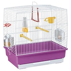 Ferplast - Rekord 2, Gabbia per Uccelli di Colore Bianco - immagine 3