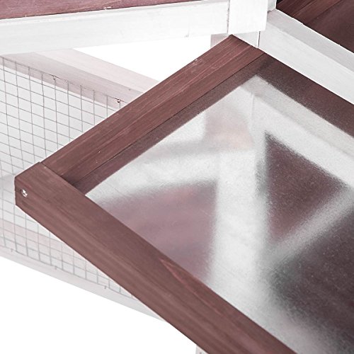 Купить Purlove Rabbit Hutch Wood House Pet Cage For Small Animals в