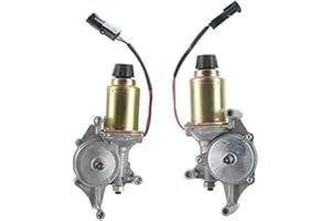A-Premium 2-PC Left & Right Headlight Headlamp Motor Compatible with Pontiac Fiero 1987-1988, Firebird 1987-1992, Driver and 