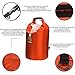 Lazy Monk Dry Bags Waterproof | Water Proof Bag Backpack | Best Kayak & Travel Sack Accessories with Phone Case Kayaking Fishing Proof Ski Swimming River Trip Float Short Tubing Surf