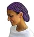 CoverYourHair 12 Pack Mesh Hair Nets - Rayon Knit Snoods - Short Hair Dark Colored Snoods - Crochet Net Cap - Net Hair Covers