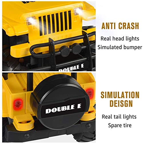 RC Truck 1/20 Remote Control Car Convertible Buggy 2.4Ghz with Head Lights Tail Lights Rechareable Battery for Boys Girls Kids 3 4 5 6 7 8 9 10 Years Old