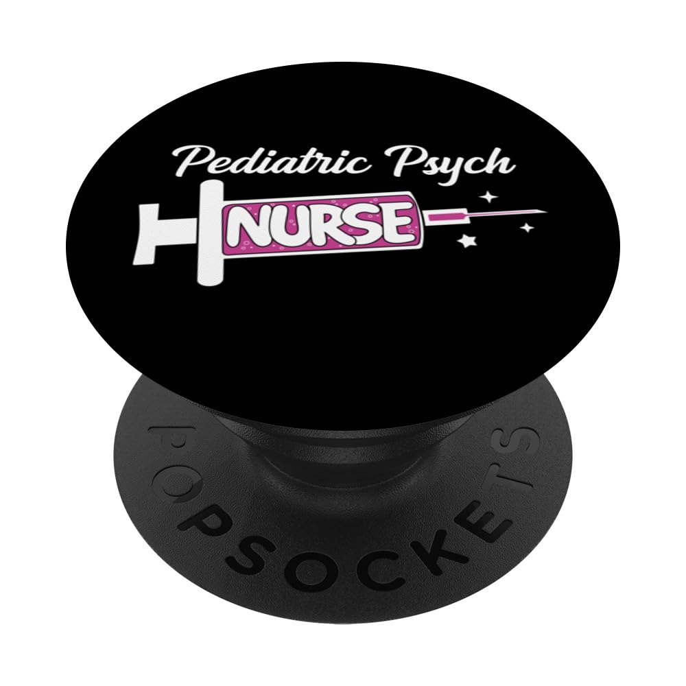 Pediatric Psych Nurse Cute Psychiatric Nursing Unit RN PopSockets Swappable PopGrip