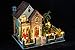 Rylai 3D Puzzles Miniature Dollhouse DIY Kit Light Love House Series Dolls Houses Accessories with Furniture LED Music Box