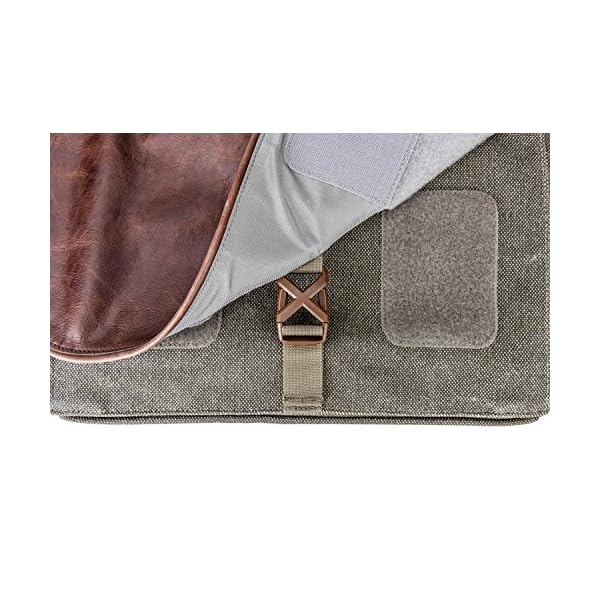 ThinkTank Retrospective 7 Leather/Pinestone Fototasche aus Leder und Canvas (Kameratasche, Schultertasche) für 1 DSLR… – Bild 8