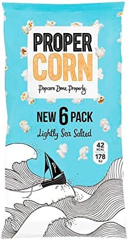 Propercorn Lightly Sea Salt Popcorn 6 Pack
