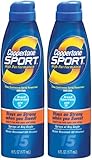 Coppertone Sport Continuous Spray SPF 15 Sunscreen-6 oz, 2 pack