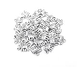 Honbay 30pcs Antique Silver Elephant Lucky Charms Pendants DIY Jewelry Finding Necklace Bracelet Accessory