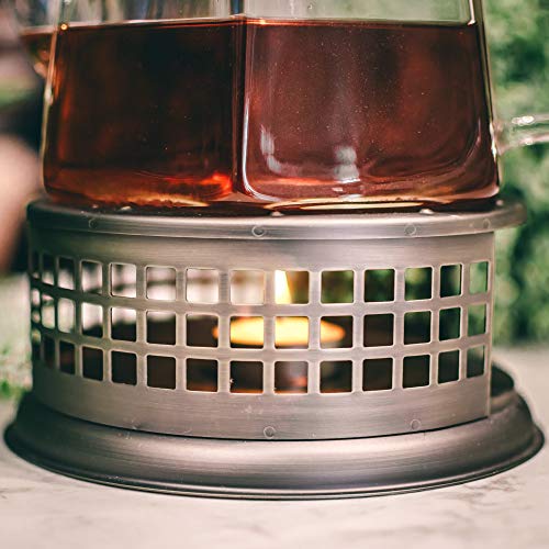 GROSCHE Nairobi Premium Teapot Warmer with tea lite candle. For glass teapot and other heatproof dish warming use. - Thumbnail 3