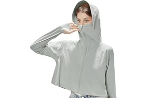 MOUNT TEC Womens UPF 50+ Cooling UV Protection Clothing Hooded Sun Protective Jacket Long Sleeve for Summer