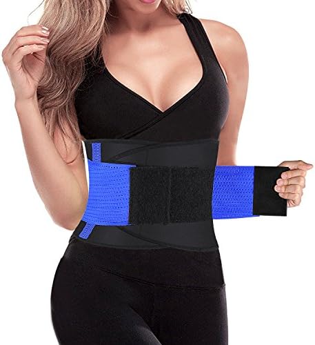 CAIPUDAN Waist Trainer Belt, Women & Men Waist Cincher Trimmer, Postpartum Slimming Body Shaper Belt, Adjustable Sport Girdle Belt