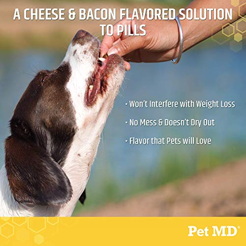 Pet MD Wrap A Pill Cheese & Bacon Flavor Pill Paste for Dogs Make a