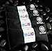 Happy Wraps Lavender Eye Pillows - Yoga Eye Pillows Namaste Hot Cold Aromatherapy for Stress, Meditation, Spa, Relaxation Gifts - Made in USA Set of 4 - Black Cotton