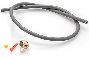 Sconva 4335 Feed Tube Assembly with Compression Sleeve & Nut Compatible with Aprilaire Humidifier Models 400, 500, 600 Series Humidifier Parts & Accessories