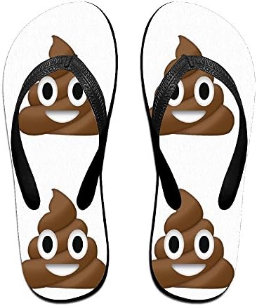 Noble Shop Emoji Poop Flip Flops Sandals Beach Shower Slippers