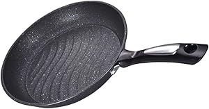 Hemoton Cast Iron Skillet Frying Pan Oven Safe Cookware Grill Stovetop Non-Stick Frying Pan for Oven Broiler Kitchen Deep Fryer