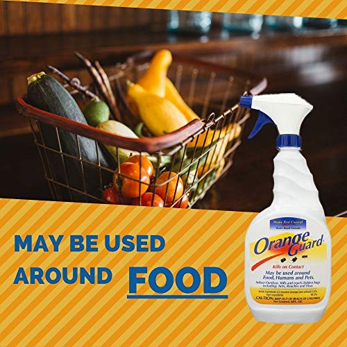 ORANGE GUARD Home Pest Control Spray Kills and Repels Ants, Roaches