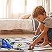 Daisiki Toy Car for Kids Matchbox Cars for 4 5 6 Year Old Boys Hot Wheel Track Gift Toys for boy Race Tracks for Boys Toy Vehicle Include 12 Alloy Cars and One Container Truck