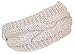 Best Winter Hats Solid Color Cable & Garter Stitch Knit Headband (One Size)