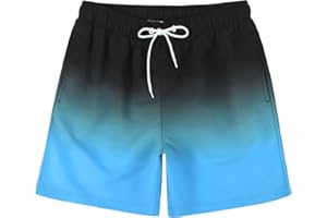 MADHERO Mens Swim Trunks Short Bathing Suit with Mesh Lining Swimming Shorts